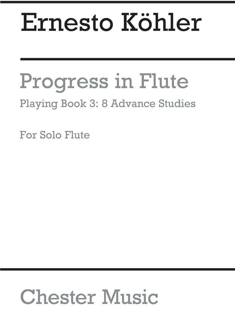 Progress In Flute Playing Op.33 Book 3